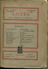 Antée, revue mensuelle de littérature n°8, 2me année, 1er janvier 1907. 