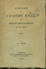Annuaire de l'Académie Royale des sciences, des lettres et des beaux-arts de Belgique 1927 - cardinal Mercié - Karel Mestdagh - Jean Massart - comte ...