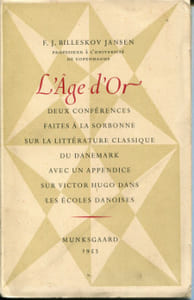 L'Age d'Or - Deux conférences sur la littérature classique du Danemark