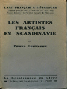 Les artistes français en Scandinavie. Lespinasse, Pierre