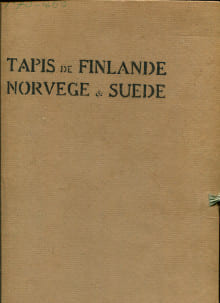 Tapis de Finlande, Norvège & Suède. Anonyme