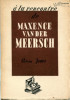 A la rencontre de Maxence Van der Meersch, romancier de la pitié et de l'amour. Jans, Adrien