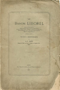 Le baron Liborel (1739-1829), avocat au conseil d'Artois, Président du district d'Arras, Président du tribunal civil de Saint-Omer, ... - Notice historique