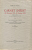 Carnet inédit (1891-1893). Nolhac, Pierre de