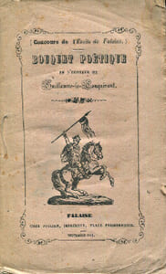 Bouquet poétique en l'honneur de Guillaume-le-Conquérant - Concours de l'Etoile de Falaise - 1851