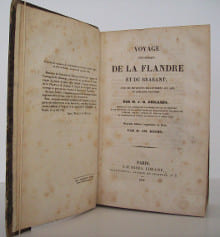 Voyage pittoresque de la Flandre et du Brabant avec des réflexions relativement aux arts et quelques gravures. Descamps, Jean-Baptiste, peintre du Roi