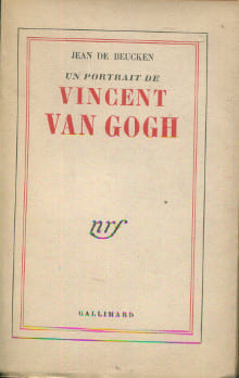 Un portrait de Vincent Van Gogh. Beucken, Jean de