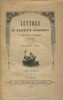 Lettres de Marceline Desbordes à Prosper Valmore publiées par Boyer d'Agen 2 volumes. Boyer d'Agen (édit.)