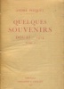 Quelques souvenirs - Douai - 1914 tome I. Picquet, André