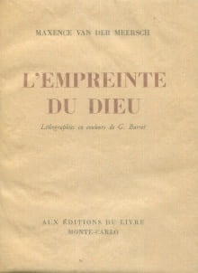 L'empreinte du Dieu. Van der Meersch, Maxence