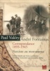 Paul Valéry - André Fontainas Correspondance 1893-1945 Narcisse au monument. Anna Lo Giudice (édit.)