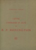 Catalogue de l'œuvre lithographié et gravé de R. P. Bonington. Curtis, Atherton