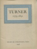 Turner 1775-1851. John Rothenstein