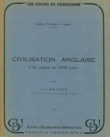 Civilisation anglaise - L'art anglais au XVIIIe siecle
