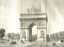 Notice historique de l'Arc de Triomphe de l'Etoile. Thierry, J. et Coulon, G., inspecteurs du monument