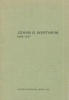 Johan G. Wertheim 1898-1977 beeldhouwwerken en tekeningen. Van Regteren Altena, I. Q.