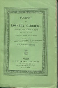 Journal de Rosalba Carriera pendant son séjour à Paris entre 1720 et 1721