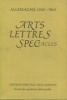 Arts Lettres SpectaclesAllemagne 1945-1965. Paul Schallük et Robert Wintzen (dir.)