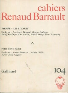Vienne - Les Strauss. Barrault, Jean-Louis et al.