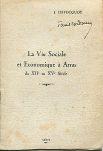 La vie sociale et économique à Arras du XIIe au XVe siècle
