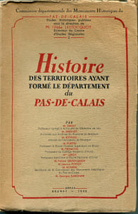 Histoire des territoires ayant formé le département du Pas-de-Calais