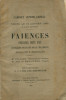 Cabinet Alfred Lejeal, Valenciennes, vente le 19 janvier 1880 et jours suivants, catalogue de faïences, porcelaines, objets d'art, ouvrages traitant ...