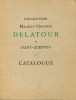 Collection Maurice-Quentin Delatour à Saint-Quentin - Catalogue. Fleury, Elie et Brière, Gaston