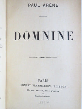 Domnine . ARÈNE, Paul