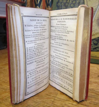 Almanach de la Cour, de la Ville et des Départements. Pour l'année 1832. undefined