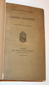 Les Camées Parisiens. Troisième et Dernière Série.