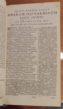 Quinti Horatii Flacci Poëmata, Scholiis Sive Annotationibus instar. Commentarii Illustrata, a Ioanne Bond. Editio Nova. HORACE