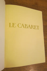 Le Cabaret. Illustré de 49 Eaux-Fortes Originales de Renefer