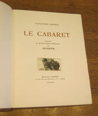 Le Cabaret. Illustré de 49 Eaux-Fortes Originales de Renefer