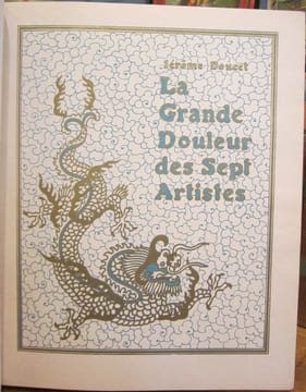 La Grande douleur des sept artistes. Ornementations de P. de Pidoll. DOUCET (Jérôme)