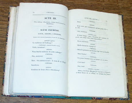 Antony, drame en cinq actes, en prose, représenté pour la première fois sur le Théâtre de la Porte Saint-Martin, le mardi 3 mai 1831. DUMAS ...