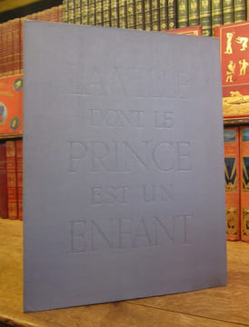 La Ville dont le Prince est un enfant. Trois actes. Texte de 1967. Edition illustrée de 21 burins originaux gravés par Raymond Carrance. MONTHERLANT ...