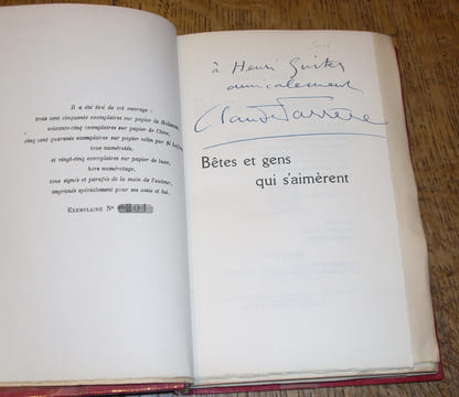 Bêtes et gens qui S'aimèrent. FARRERE (Claude)