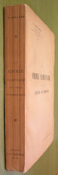 La Chimie alimentaire dans l'oeuvre de Parmentier