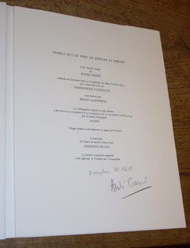 Paméla eut le tort de répéter sa phrase. Nouvelle. Ornée par Bengt Lindström. NIMIER (Roger)