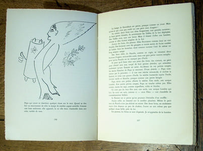 Lumières allumées. Traduction par Ida Chagall. 45 Dessins de Marc Chagall
