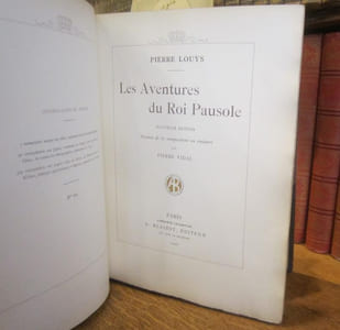Les Aventures du Roi Pausole. Nouvelle édition. Illustrée de 82 compositions en couleurs par Pierre Vidal