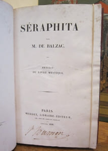 Séraphita. Extrait du Livre mystique
