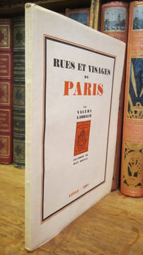 Rues et visages de Paris. Eau-forte de Jean Donnay. LARBAUD Valéry