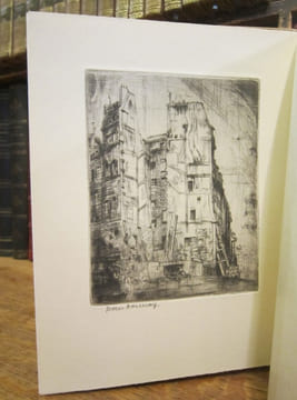 Rues et visages de Paris. Eau-forte de Jean Donnay. LARBAUD Valéry
