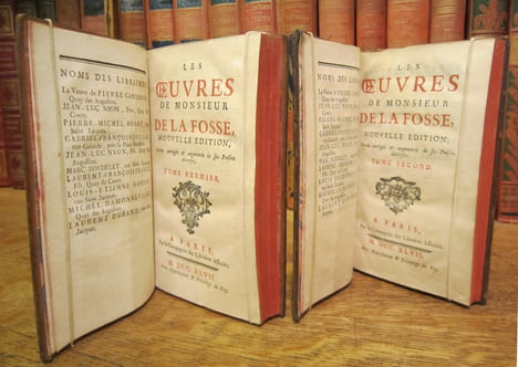 Les Oeuvres. Nouvelle édition corrigée et augmentée de ses Poésies diverses. LA FOSSE (de)