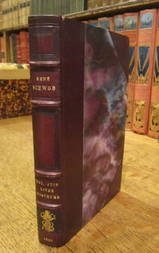 Moi, Juif. Livre Posthume. SCHWOB (René)