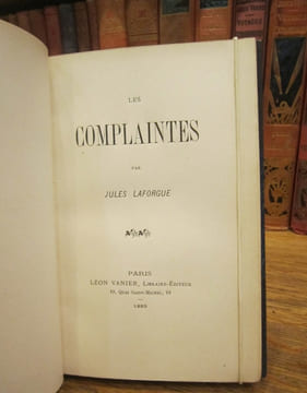 Les Complaintes. LAFORGUE (Jules)