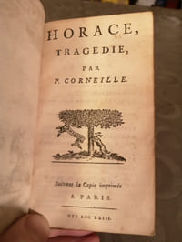 Horace. Tragédie