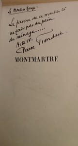 Montmartre. Pièce en quatre actes. représentée pour la première fois sur le Théâtre du Vaudeville ,le 24 novembre 1910