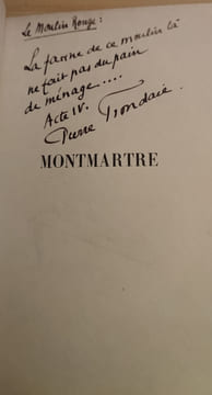 Montmartre. Pièce en quatre actes. représentée pour la première fois sur le Théâtre du Vaudeville ,le 24 novembre 1910

. FRONDAIE  (Pierre)